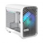 Fractal Design | Torrent Nano RGB White TG clear tint | Side window | White TG clear tint | Power supply included No | ATX - 17